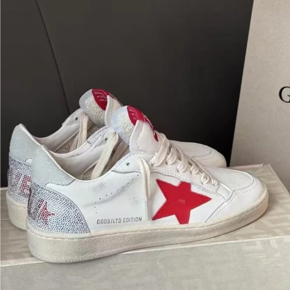 Golden Goose Shoes - Golden Goose Star-Patch Sneakers White